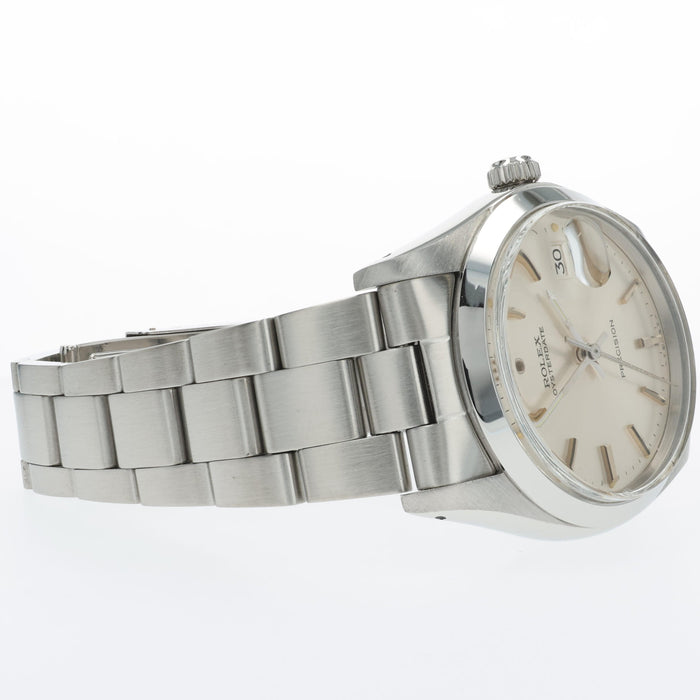 Rolex Oyster Perpetual Silver Dial Manual Wind Stainless Steel 34MM 6694