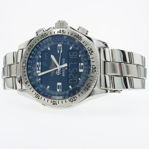 Breitling B-1 Stainless Steel Black Dial 43MM Quartz Analog/Digital E76321