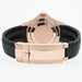 Rolex Yachtmaster Black Dial 18kt Rose Gold Oysterflex Automatic 126655