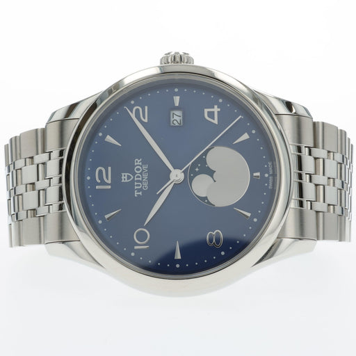 Tudor 1926 Luna Moonphase 39mm Blue Dial Stainless Steel Automatic 91560