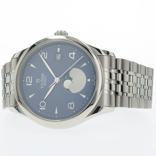 Tudor 1926 Luna Moonphase 39mm Blue Dial Stainless Steel Automatic 91560