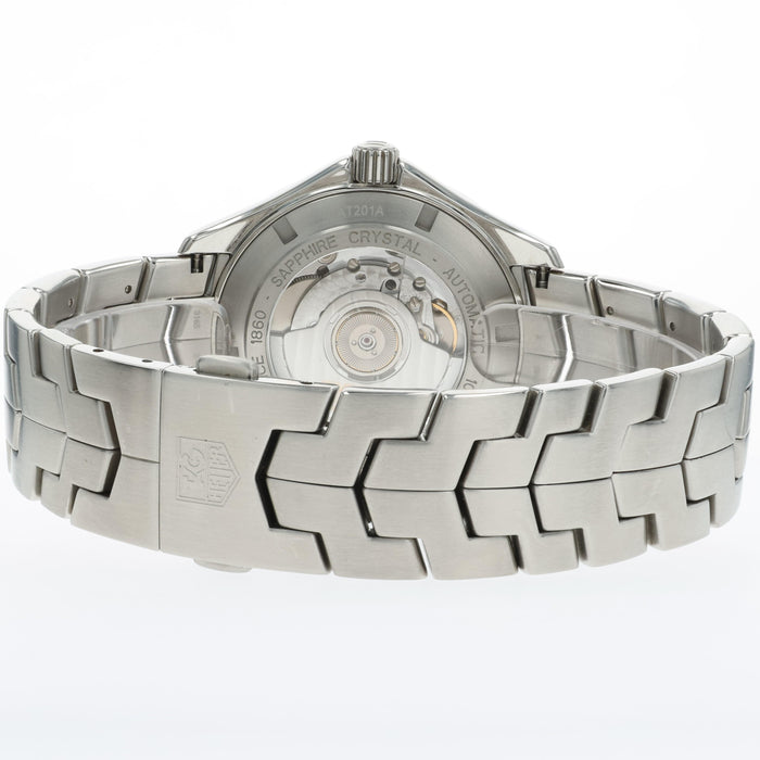 Tag Heuer Link GMT Black Dial Stainless Steel Automatic 42MM WAT201A