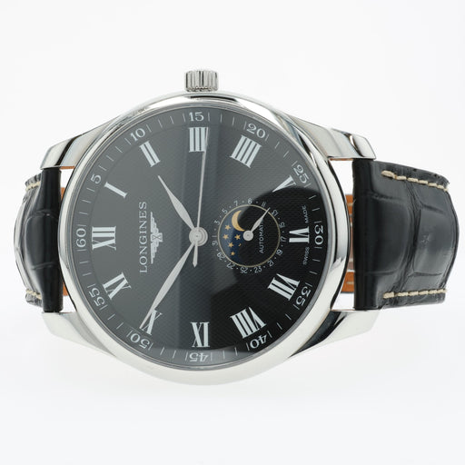 Longines Master Collection Moonphase Black Dial Stainless Steel L2.919.4.51.7