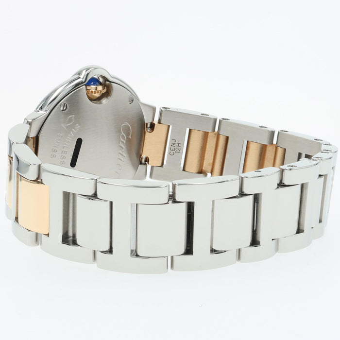 Cartier Ballon Bleu Small Yellow Gold & Stainless Steel 28MM W69007Z3 3009