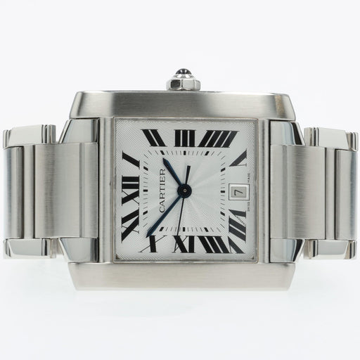Cartier Tank Francaise Full Size Large Automatic Stainless Steel W51002Q3 2302