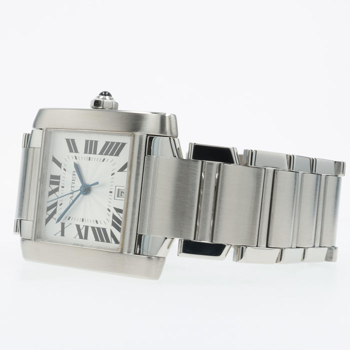 Cartier Tank Francaise Full Size Large Automatic Stainless Steel W51002Q3 2302
