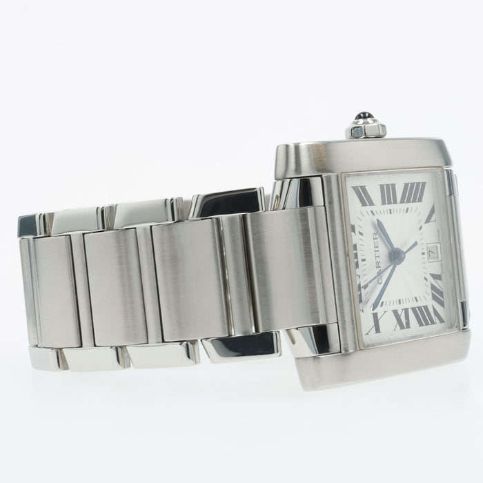 Cartier Tank Francaise Full Size Large Automatic Stainless Steel W51002Q3 2302