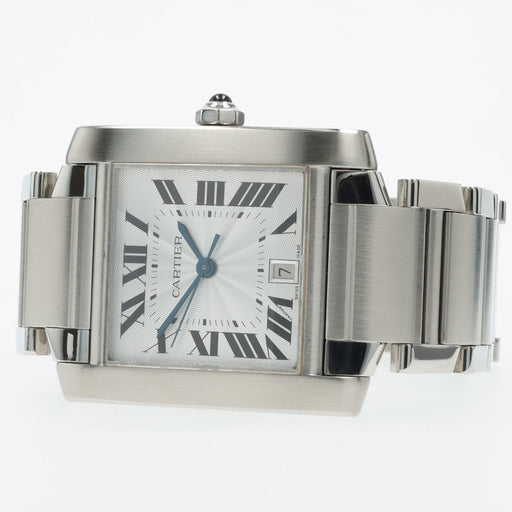 Cartier Tank Francaise Full Size Large Automatic Stainless Steel W51002Q3 2302
