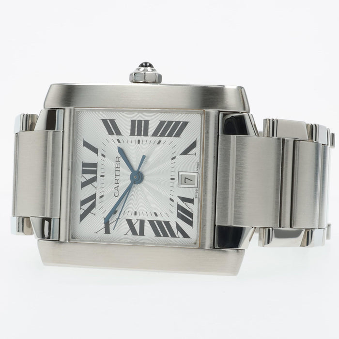 Cartier Tank Francaise Full Size Large Automatic Stainless Steel W51002Q3 2302