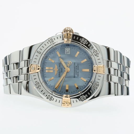 Breitling Starliner Ladies Quartz Mother of Pearl Dial 18kt Gold & Steel B71340