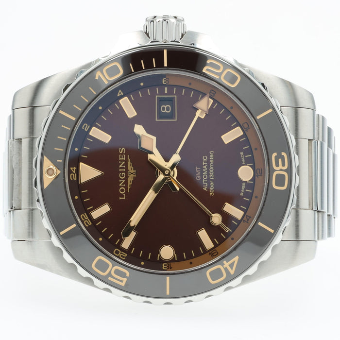 Longines HydroConquest Brown Dial Diver Stainless Steel 41MM L3.790.4.66.6