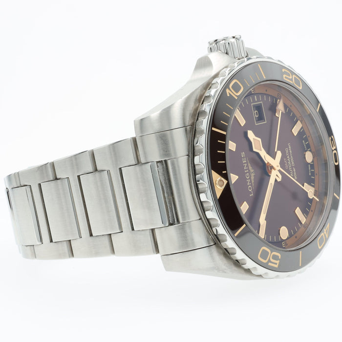 Longines HydroConquest Brown Dial Diver Stainless Steel 41MM L3.790.4.66.6