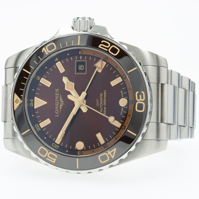 Longines HydroConquest Brown Dial Diver Stainless Steel 41MM L3.790.4.66.6