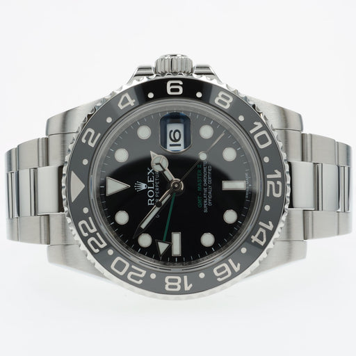 Rolex GMT Master II Black Dial Stainless Steel Automatic 40MM 116710LN