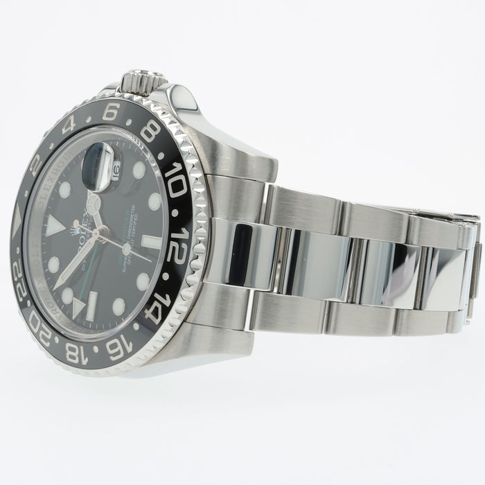 Rolex GMT Master II Black Dial Stainless Steel Automatic 40MM 116710LN