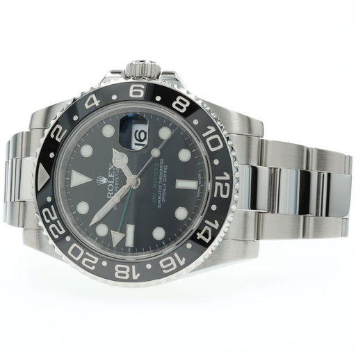 Rolex GMT Master II Black Dial Stainless Steel Automatic 40MM 116710LN