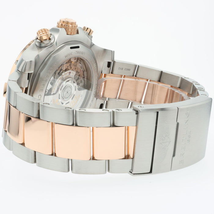 Breitling Avenger B01 Chronograph 45MM Grey Dial 18K Rose Gold & Steel UB0182
