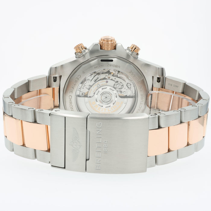 Breitling Avenger B01 Chronograph 45MM Grey Dial 18K Rose Gold & Steel UB0182