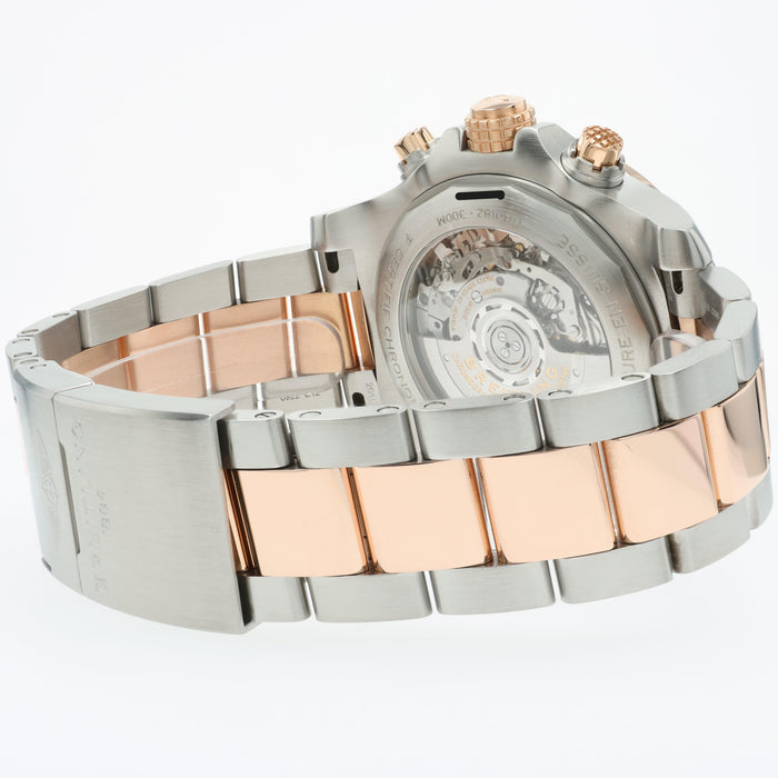 Breitling Avenger B01 Chronograph 45MM Grey Dial 18K Rose Gold & Steel UB0182