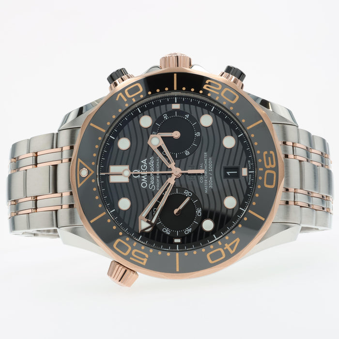 Omega Seamaster Chronograph Black Dial 44mm Automatic Steel 210.20.44.51.01.001