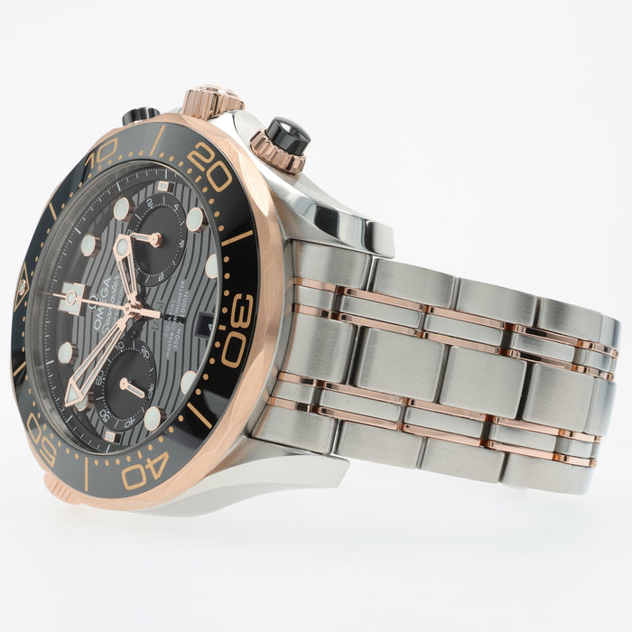 Omega Seamaster Chronograph Black Dial 44mm Automatic Steel 210.20.44.51.01.001