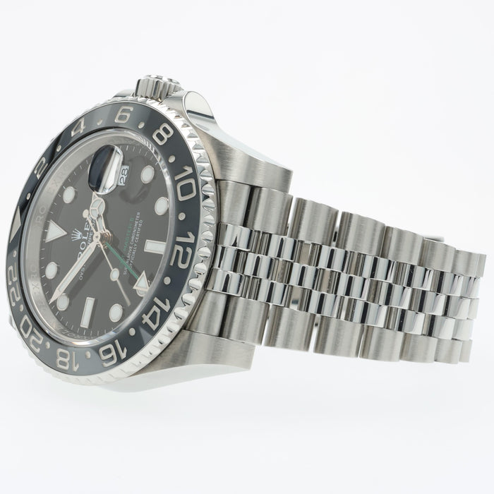 Rolex GMT-Master II "Bruce Wayne" Black Dial Jubilee Stainless Steel 126710GRNR