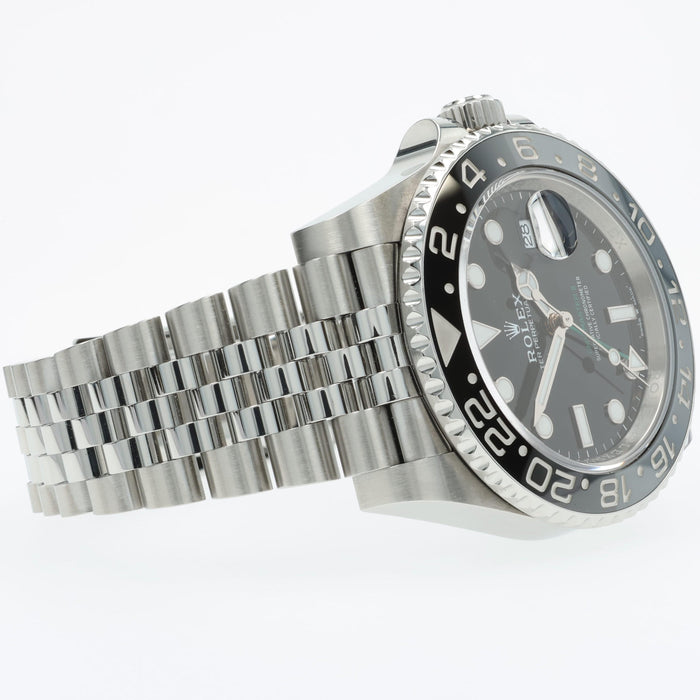 Rolex GMT-Master II "Bruce Wayne" Black Dial Jubilee Stainless Steel 126710GRNR