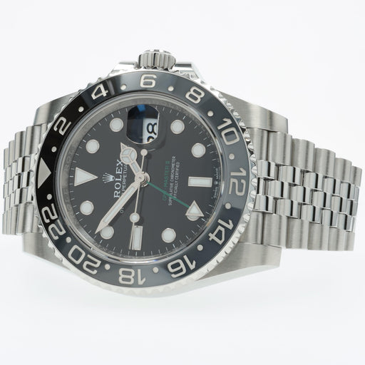Rolex GMT-Master II "Bruce Wayne" Black Dial Jubilee Stainless Steel 126710GRNR