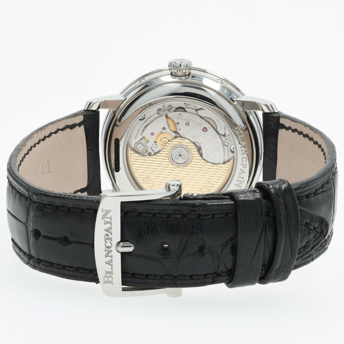 Blancpain Villeret Quantieme Complete Calendar Stainless Steel 6654-1127-55B