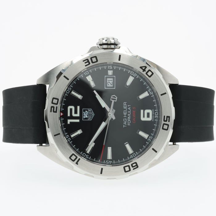 Tag Heuer Formula 1 Calibre 5 Black Dial Automatic Stainless Steel WAZ2113