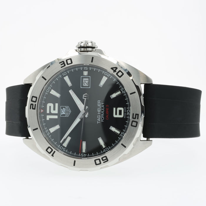 Tag Heuer Formula 1 Calibre 5 Black Dial Automatic Stainless Steel WAZ2113