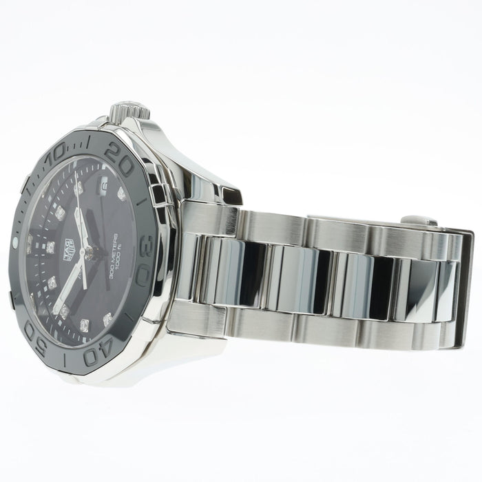 Tag Heuer Aquaracer Black Mother of Pearl Quartz Stainless Steel WAY131M