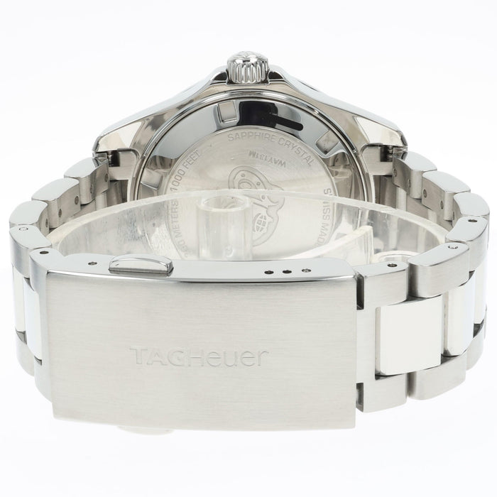 Tag Heuer Aquaracer Black Mother of Pearl Quartz Stainless Steel WAY131M