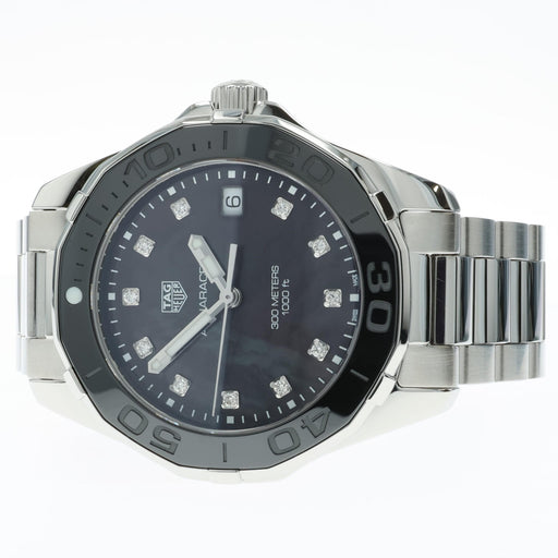 Tag Heuer Aquaracer Black Mother of Pearl Quartz Stainless Steel WAY131M