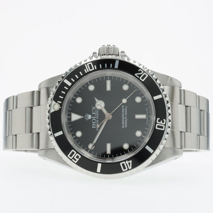 Rolex Submariner No-Date Black Dial Stainless Steel 40MM Automatic 14060