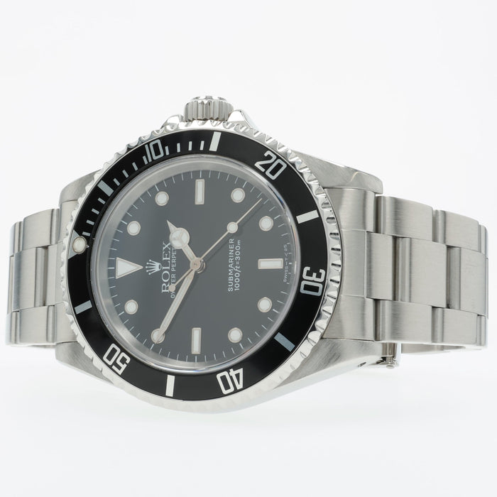 Rolex Submariner No-Date Black Dial Stainless Steel 40MM Automatic 14060