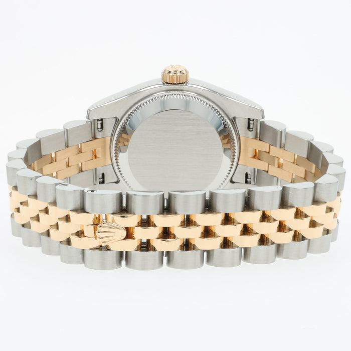 Rolex Datejust 26 Factory Diamond Champagne Dial 18K Yellow Gold & Steel 179173