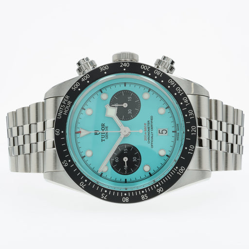 Tudor Black Bay Chronograph Flamingo Blue Dial Stainless Steel Automatic 79360N