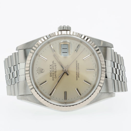 Rolex Datejust 36mm Automatic Silver Dial Jubilee Stainless Steel 16234
