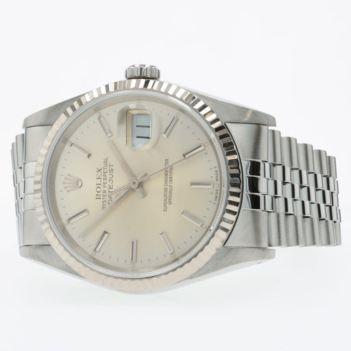 Rolex Datejust 36mm Automatic Silver Dial Jubilee Stainless Steel 16234