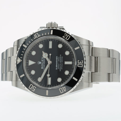 Rolex Submariner No Date Automatic Ceramic Black Dial Stainless Steel 124060
