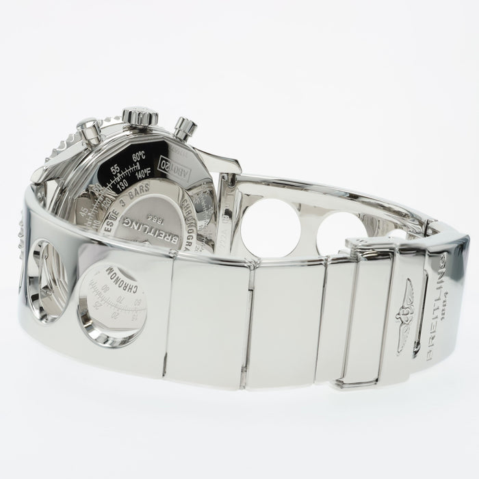 Breitling Navitimer Black Dial Chronograph Stainless Steel AB0120