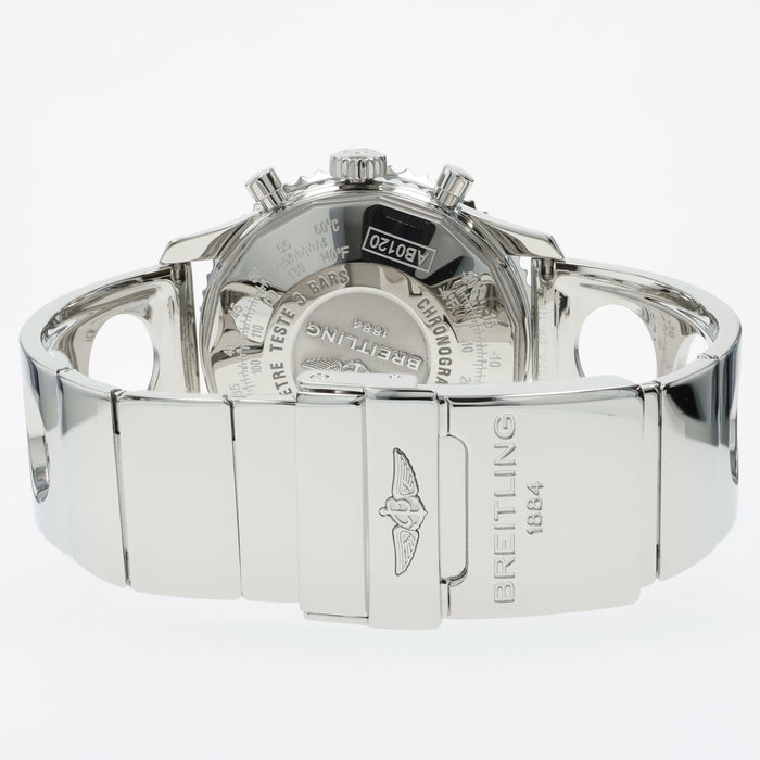 Breitling Navitimer Black Dial Chronograph Stainless Steel AB0120