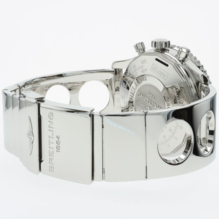 Breitling Navitimer Black Dial Chronograph Stainless Steel AB0120