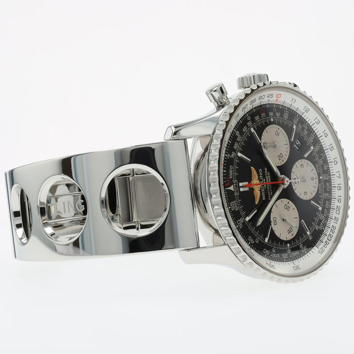Breitling Navitimer Black Dial Chronograph Stainless Steel AB0120