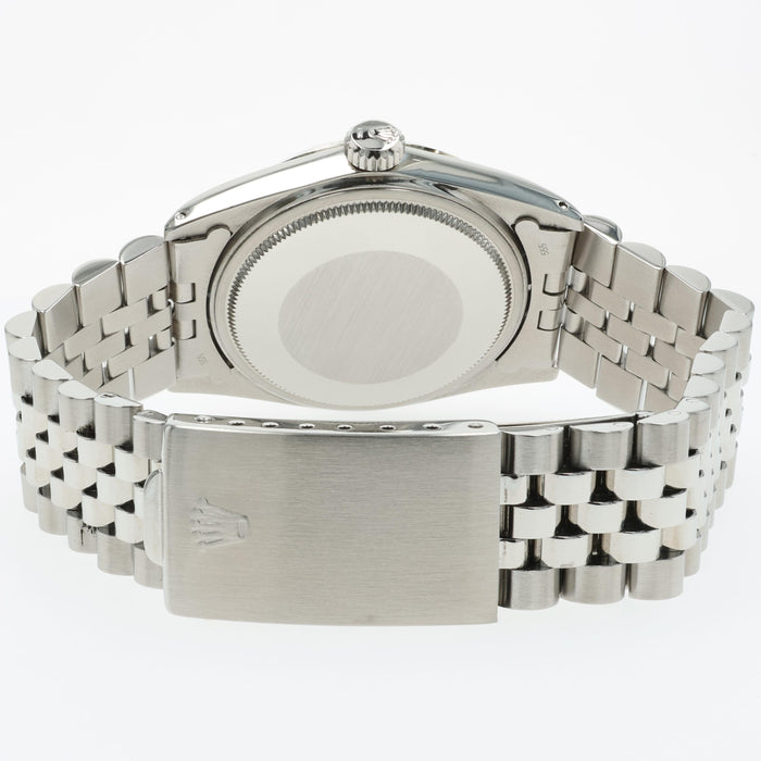 Rolex Datejust 36 Silver Stick Dial Stainless Steel Automatic 16014