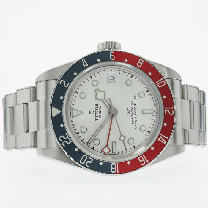 Tudor Black Bay GMT Pepsi Automatic 41mm Silver Dial 79830RB