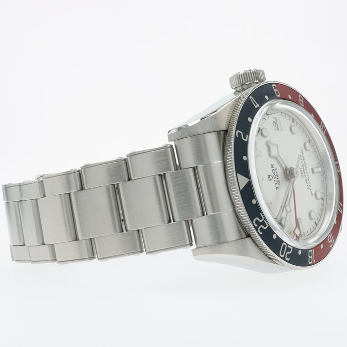 Tudor Black Bay GMT Pepsi Automatic 41mm Silver Dial 79830RB