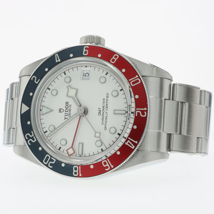 Tudor Black Bay GMT Pepsi Automatic 41mm Silver Dial 79830RB