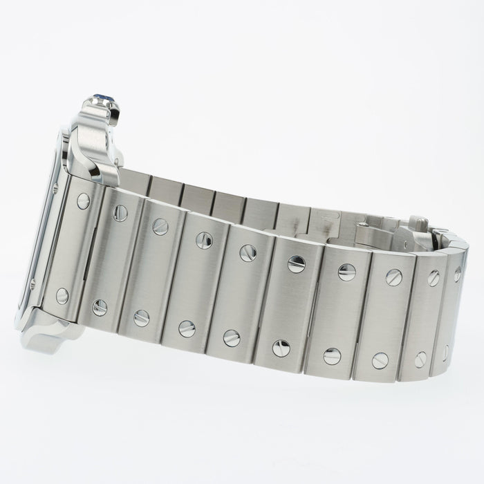 Cartier Santos Large Green Dial Stainless Steel WSSA0062 4072